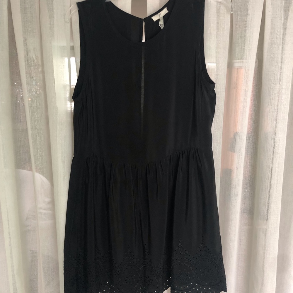 Brand new with tags Joie silk black smock dress